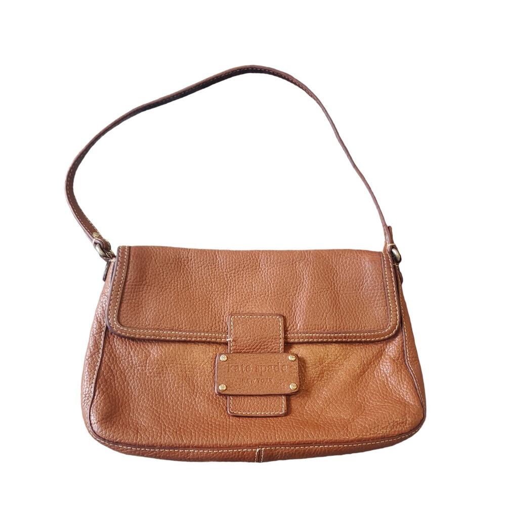 Kate Spade Tan Leather Shoulder Bag- great fall bag!